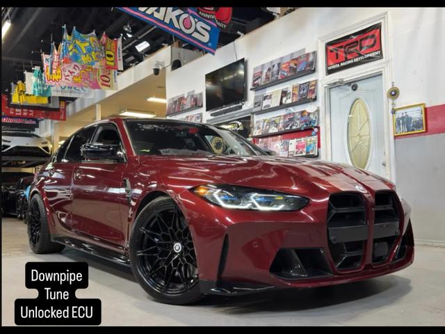 Red (Burgundy) 2023 BMW M3 Competition xDrive AWD Sedan All-Wheel Drive Automatic