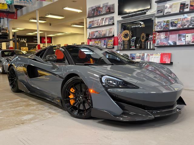 Gray 2020 McLaren 600LT Convertible Rear-Wheel Drive Automatic