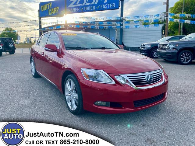 Red 2010 Lexus GS Hybrid 450h RWD Sedan Rear-Wheel Drive Automatic