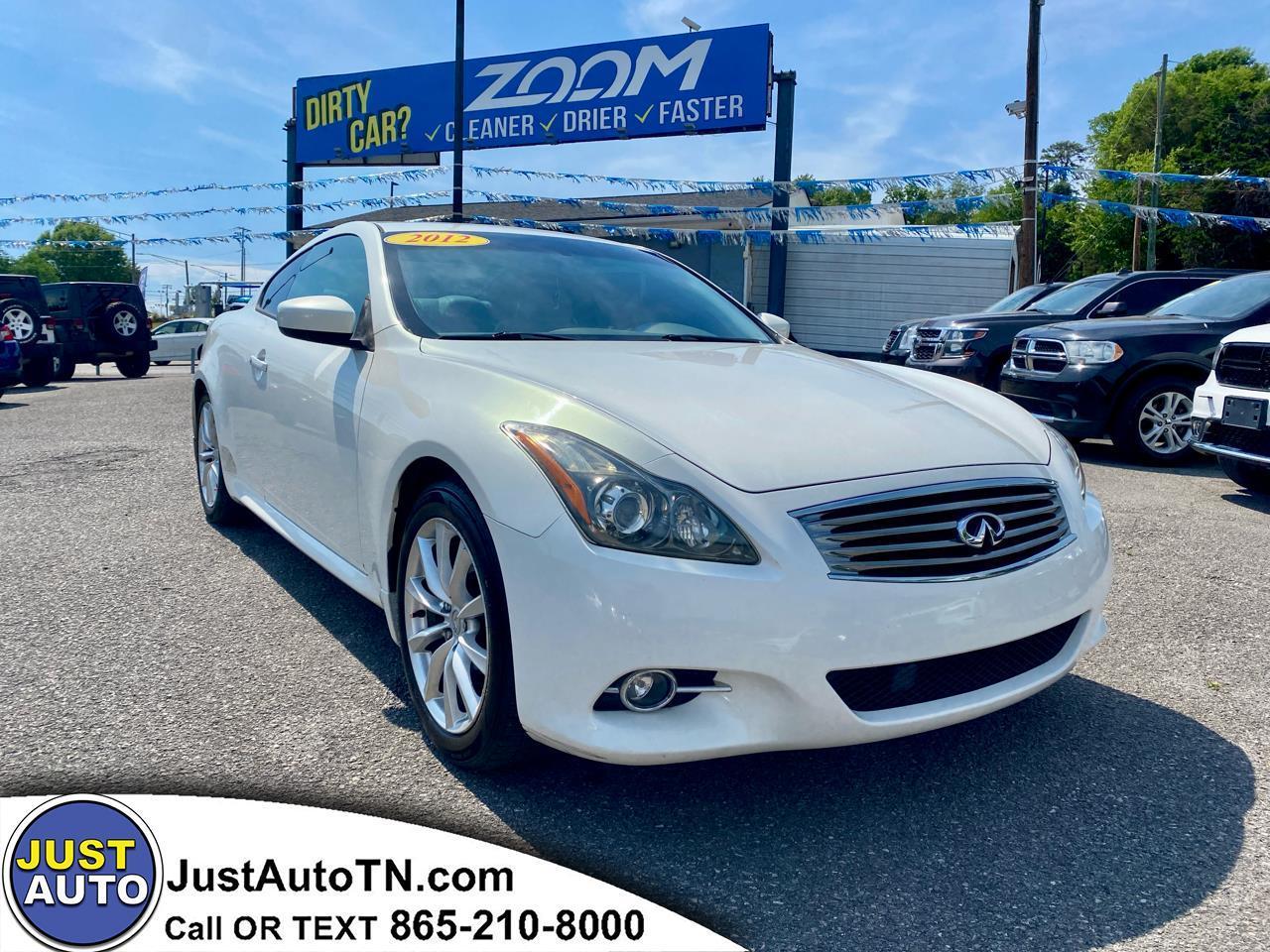 Infiniti G37 Coupe 2dr Journey RWD 2012