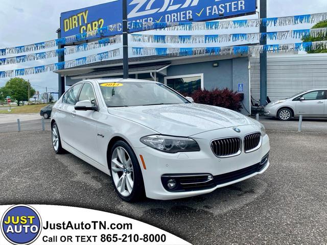 Pearl White 2014 BMW 5 Series 535i Sedan RWD Sedan Rear-Wheel Drive Automatic