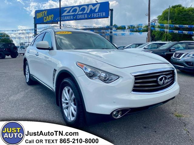 White 2012 INFINITI FX35 SUV / Crossover Rear-Wheel Drive Automatic