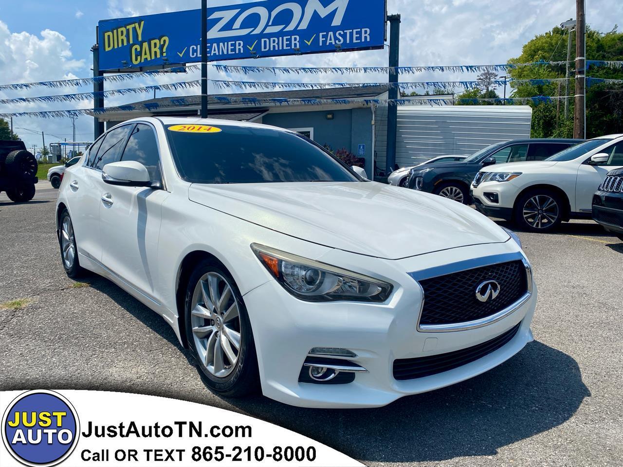 White 2014 INFINITI Q50 Sedan All-Wheel Drive Automatic