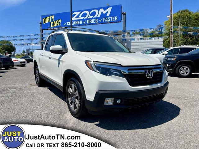 White 2017 Honda Ridgeline Pickup Truck All-Wheel Drive Automatic