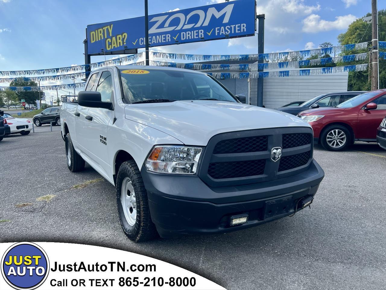 2018 RAM 1500 Tradesman 4x2 Quad Cab 6'4" Box