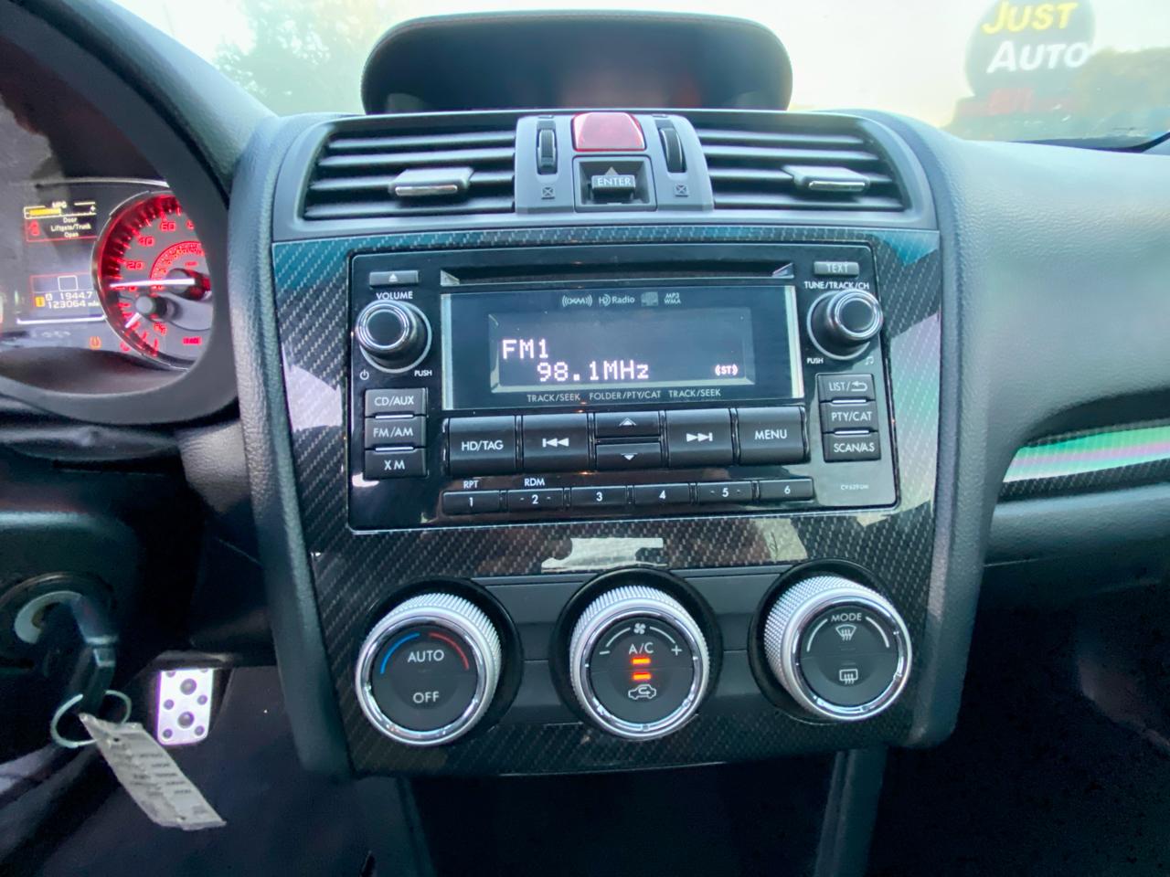 Subaru WRX 4dr Sdn Man 2015