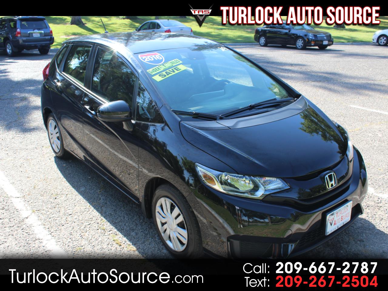 Used 2016 Honda Fit 5dr HB CVT LX for Sale in Turlock CA 95380 Turlock