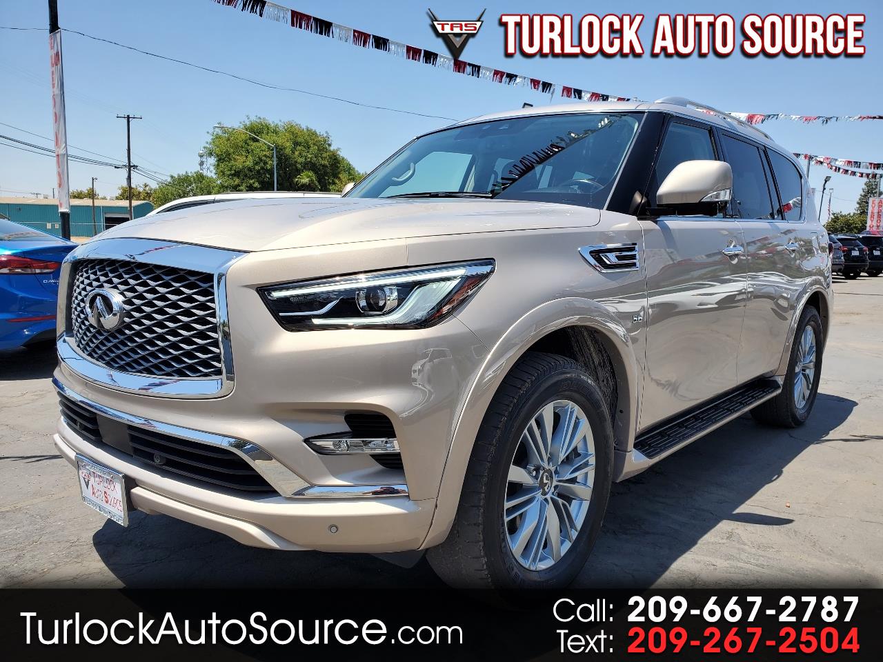 Used 2019 Infiniti QX80 LUXE AWD for Sale in Turlock CA 95380 Turlock