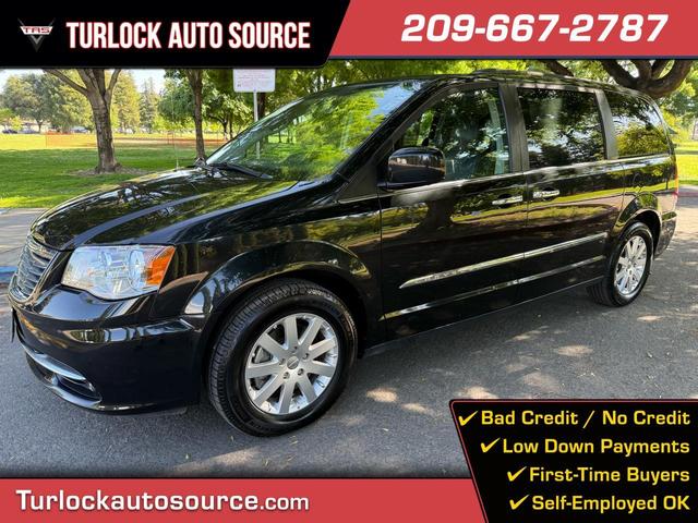 Black 2015 Chrysler Town & Country Touring FWD Minivan Front-Wheel Drive 6-Speed Automatic