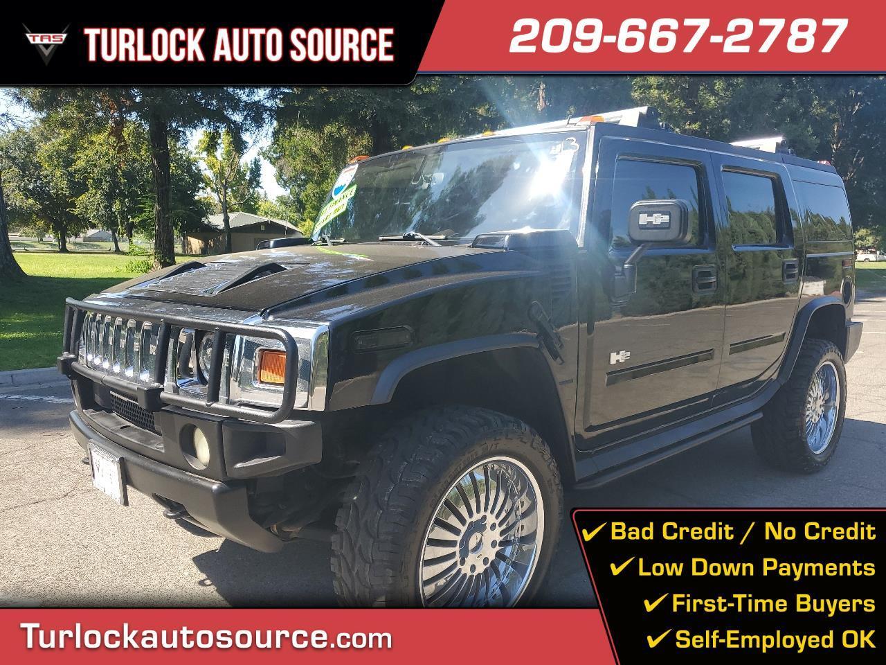 Black 2005 Hummer H2 SUV / Crossover Four-Wheel Drive Automatic