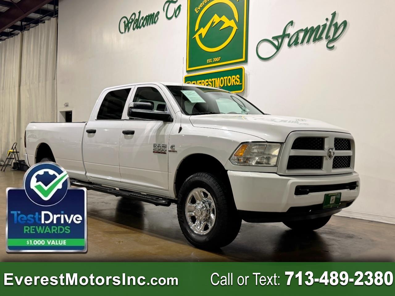 2018 RAM 2500 ST 4X4 CREW CAB LONG BOX 6.7L CUMMINS DIESEL