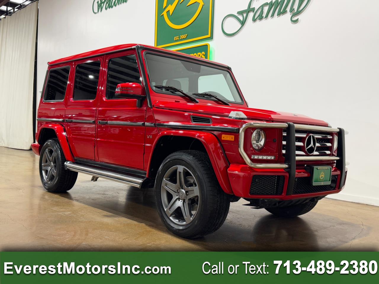 2016 Mercedes-Benz G550 4MATIC 4DR AWD 4.0L V8 GAS 1OWNER "MARS RED"