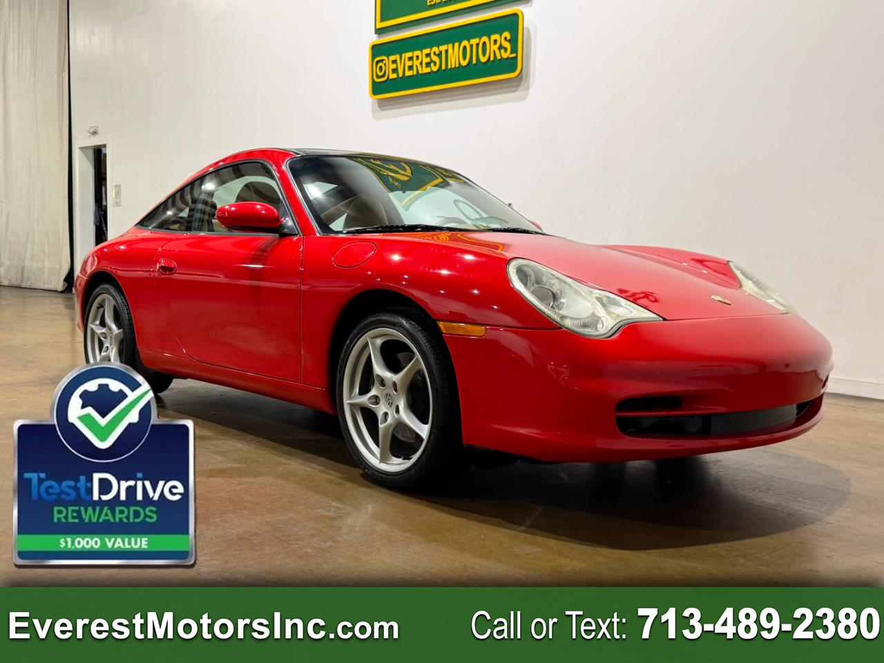 2003 Porsche 911 Carrera 996 TARGA COUPE 2DR RWD 3.6L "6 SPEED MANUAL"