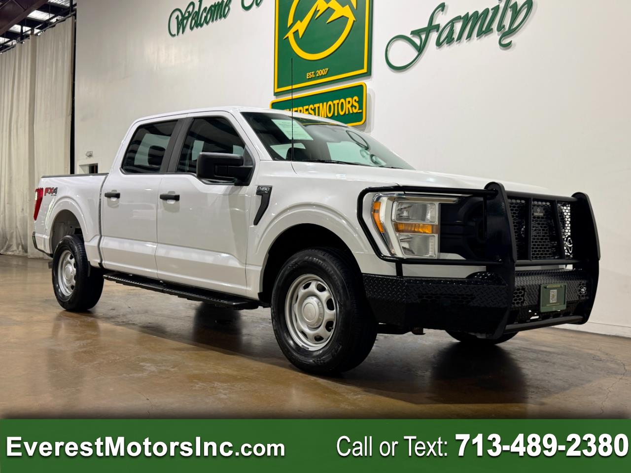 2022 Ford F-150 XL 4X4 SUPERCREW SHORT B 5.0L V8 GAS 1OWNER "FX4"