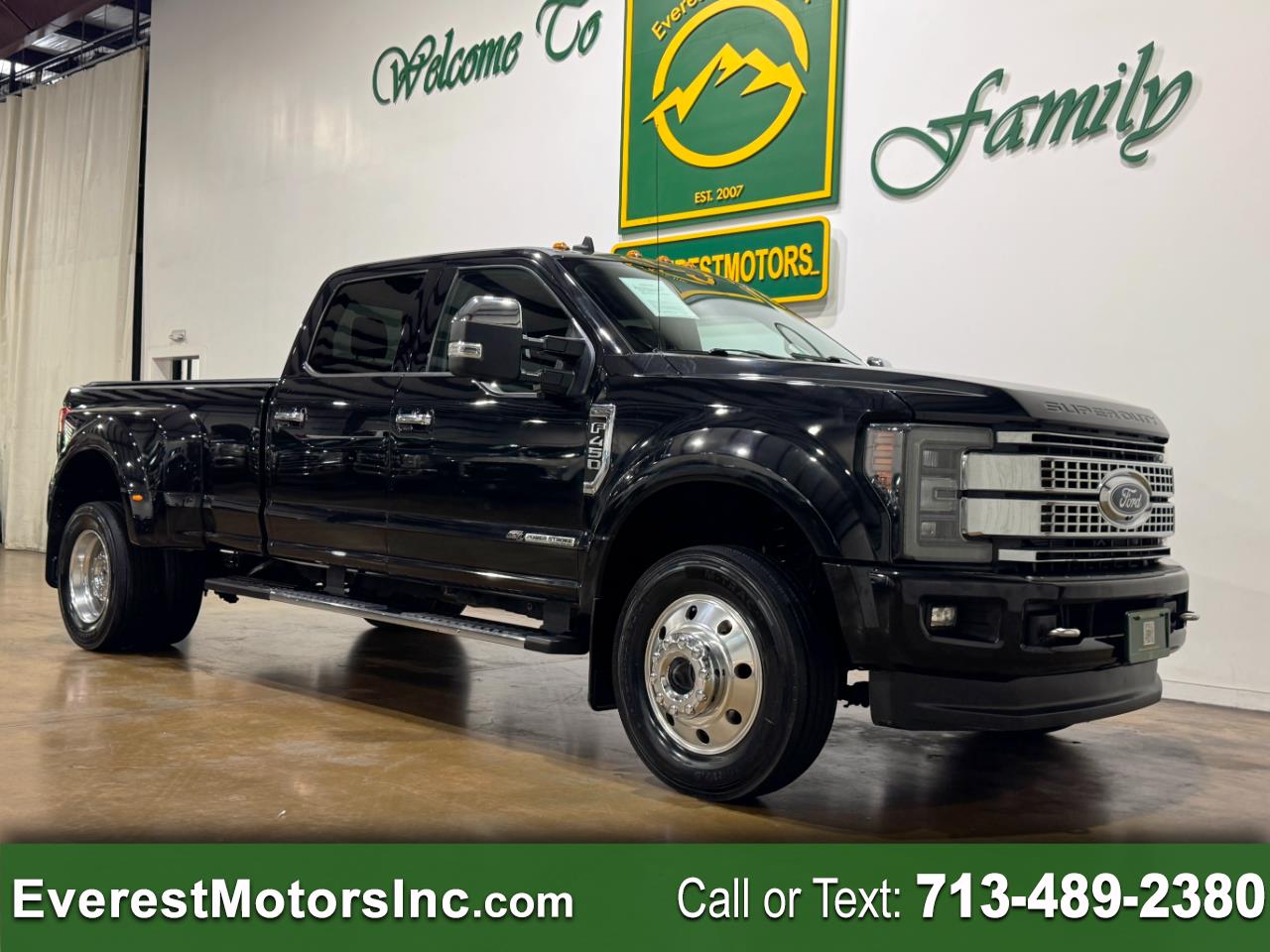 2019 Ford Super Duty F-450 DRW XLT PREMIUM 4X4 CREWCAB 176"WB 6.7L V8 DIESEL "FX4