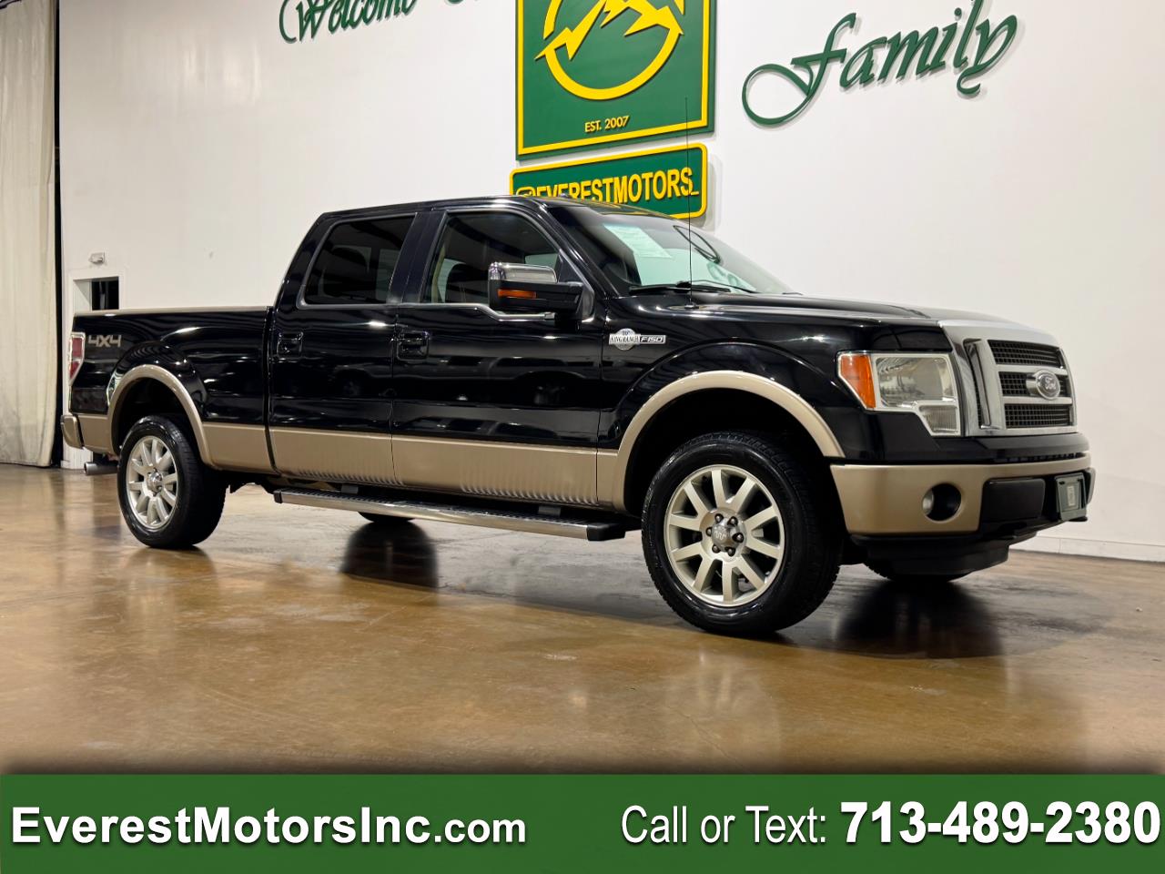 2012 Ford F-150 KINGRANCH 4X4 CREWCAB 6.5FT BED 5.0L V8 GAS 1OWNER