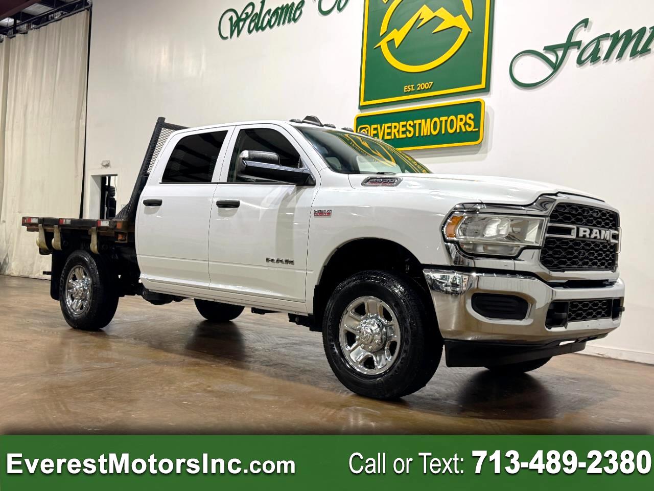 2020 RAM 2500 TRADESMAN 4X4 CREWCAB 7FT FLATBED 6.4L GAS 1OWNER