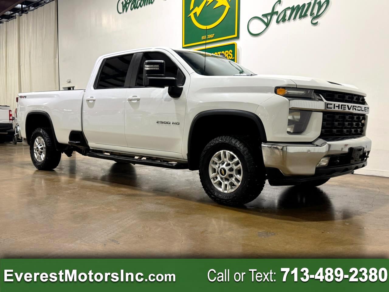 2021 Chevrolet Silverado 2500HD LT 4X4 CREW CAB LONGB 6.6L DURAMAX DIESEL 1OWNER