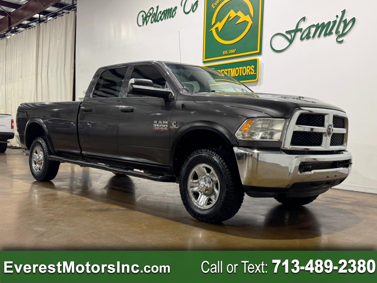 2018 RAM 2500 TRADESMAN 4X4 CREWCAB LONGBOX 6.7L DIESEL 1OWNER
