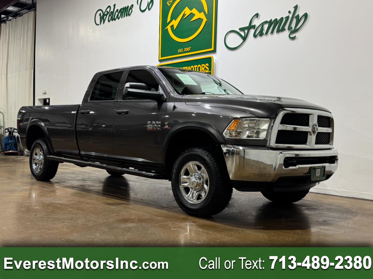 2018 RAM 2500 TRADESMAN 4X4 CREWCAB LONGBOX 6.7L DIESEL 1OWNER