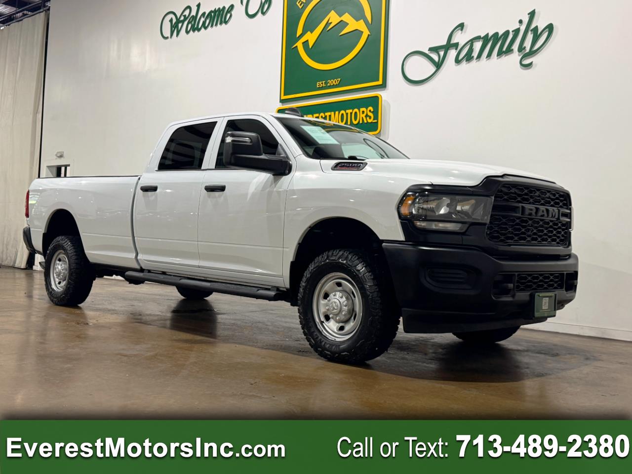 2023 RAM 2500 TRADESMAN 4X4 CREWCAB LONGBOX 6.7L CUMMINS DIESEL