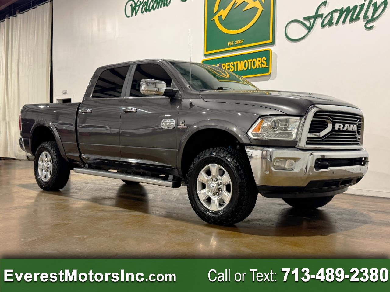 2018 RAM 2500 LARAMIE LONGHORN 4X4 CREWCAB SHORTB 6.7L DIESEL