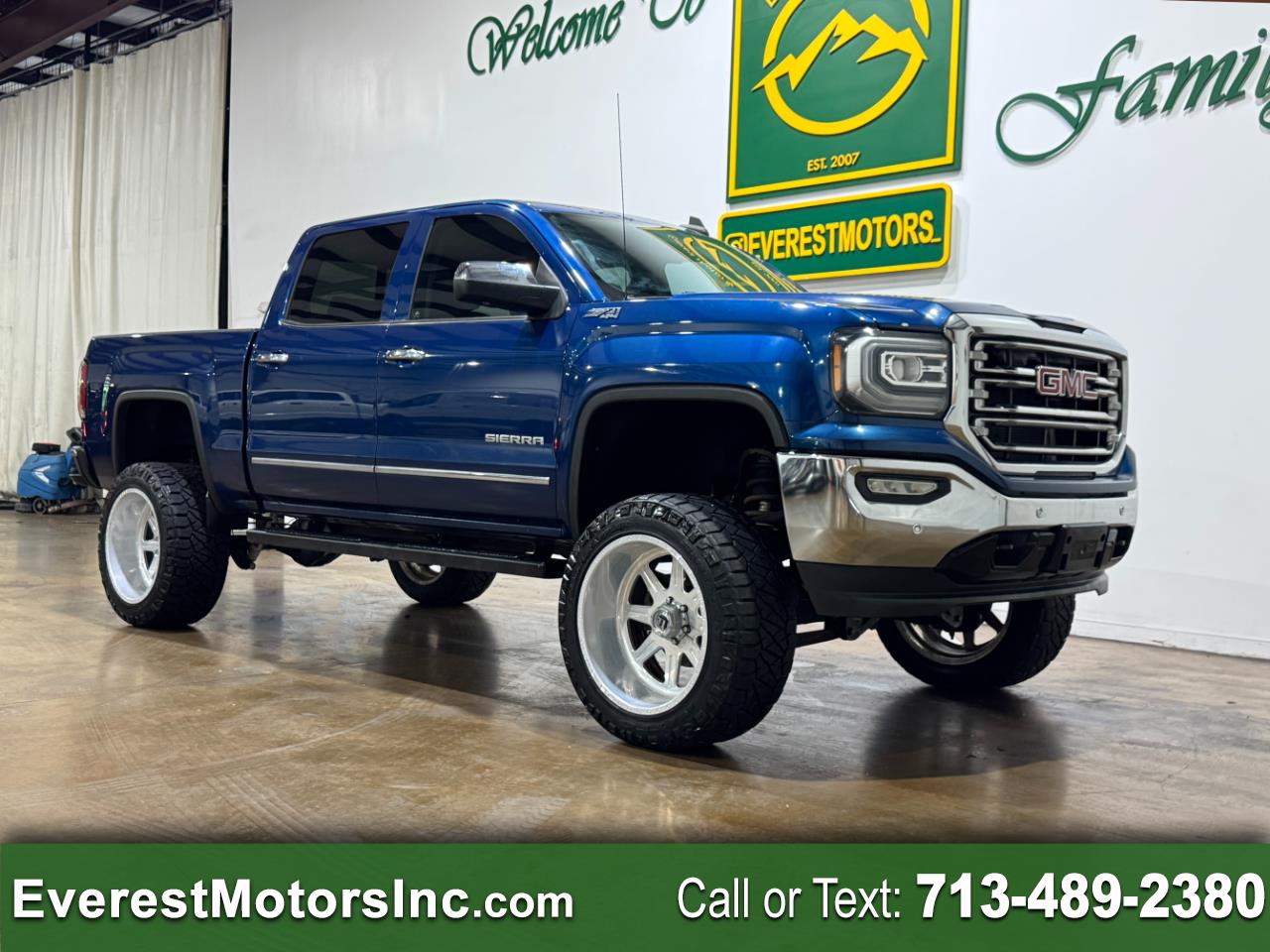 2016 GMC Sierra 1500 SLT Z71 4X4 CREWCAB SHORTB 5.3L V8 GAS LIFTED