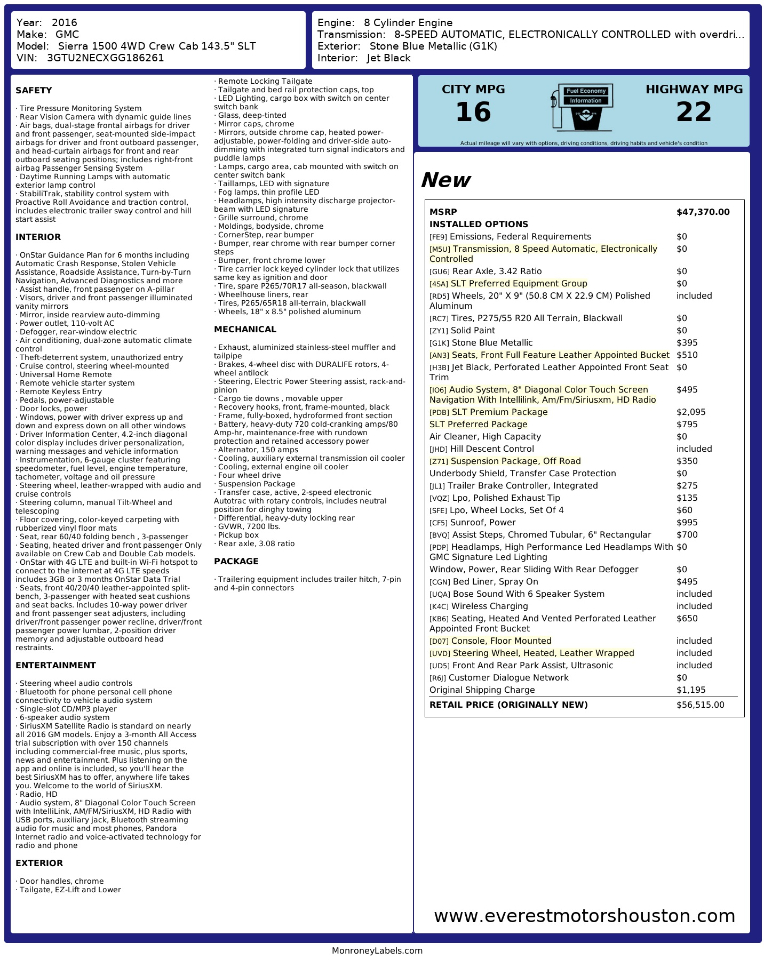 GMC Sierra 1500  2016 GMC Sierra 1500  2016