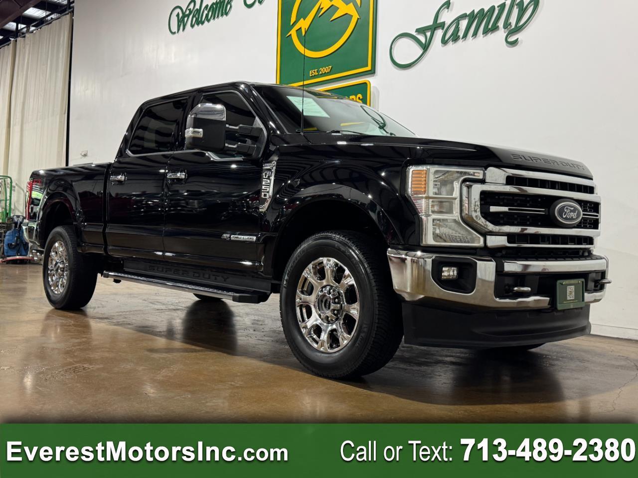 2022 Ford Super Duty F-250 SRW LARIAT 4X4 CREWCAB SHORT 6.7L V8 DIESEL 1OWNER