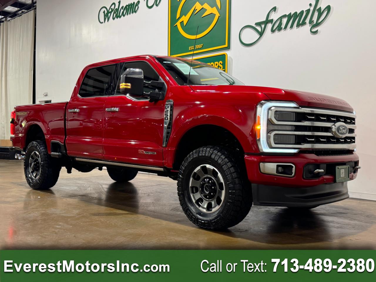 2023 Ford Super Duty F-250 SRW PLATINUM TREMOR 4X4 CC SHORT 6.7L HO DIESEL 1OWNER