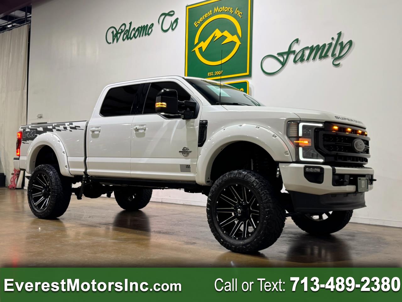 2021 Ford Super Duty F-250 SRW LARIAT ULTIMATE 4X4 CREWCAB SHORT 6.2L GAS LIFTED
