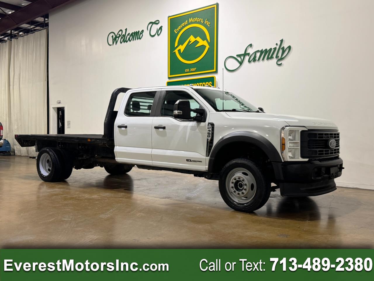 2024 Ford Super Duty F-450 DRW XL 4X4 CC 11FT FLATBED 6.7L DIESEL 1OWNER 4.10AXLE