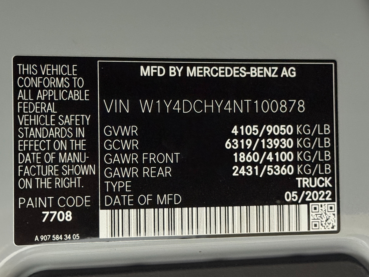 Mercedes-Benz Sprinter Cargo Van  2022 Mercedes-Benz Sprinter Cargo Van  2022