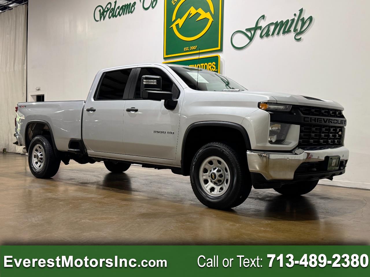 2023 Chevrolet Silverado 3500 WT 4X4 CREWCAB LONGBED 6.6L V8 DIESEL 1OWNER