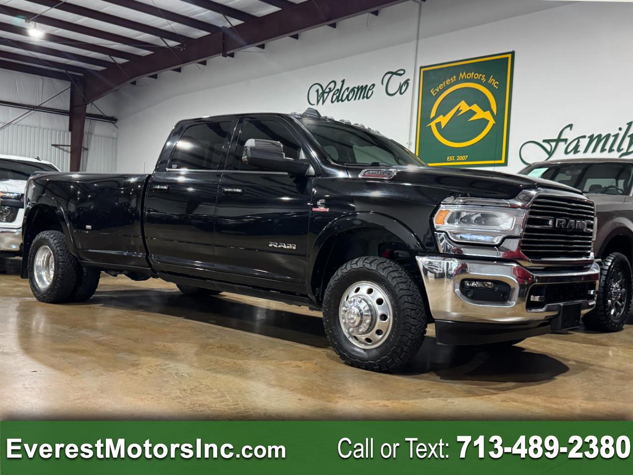 2020 RAM 3500 LARAMIE 4X4 CREWCAB DRW 6.7L HO DIESEL AISIN 1OWN