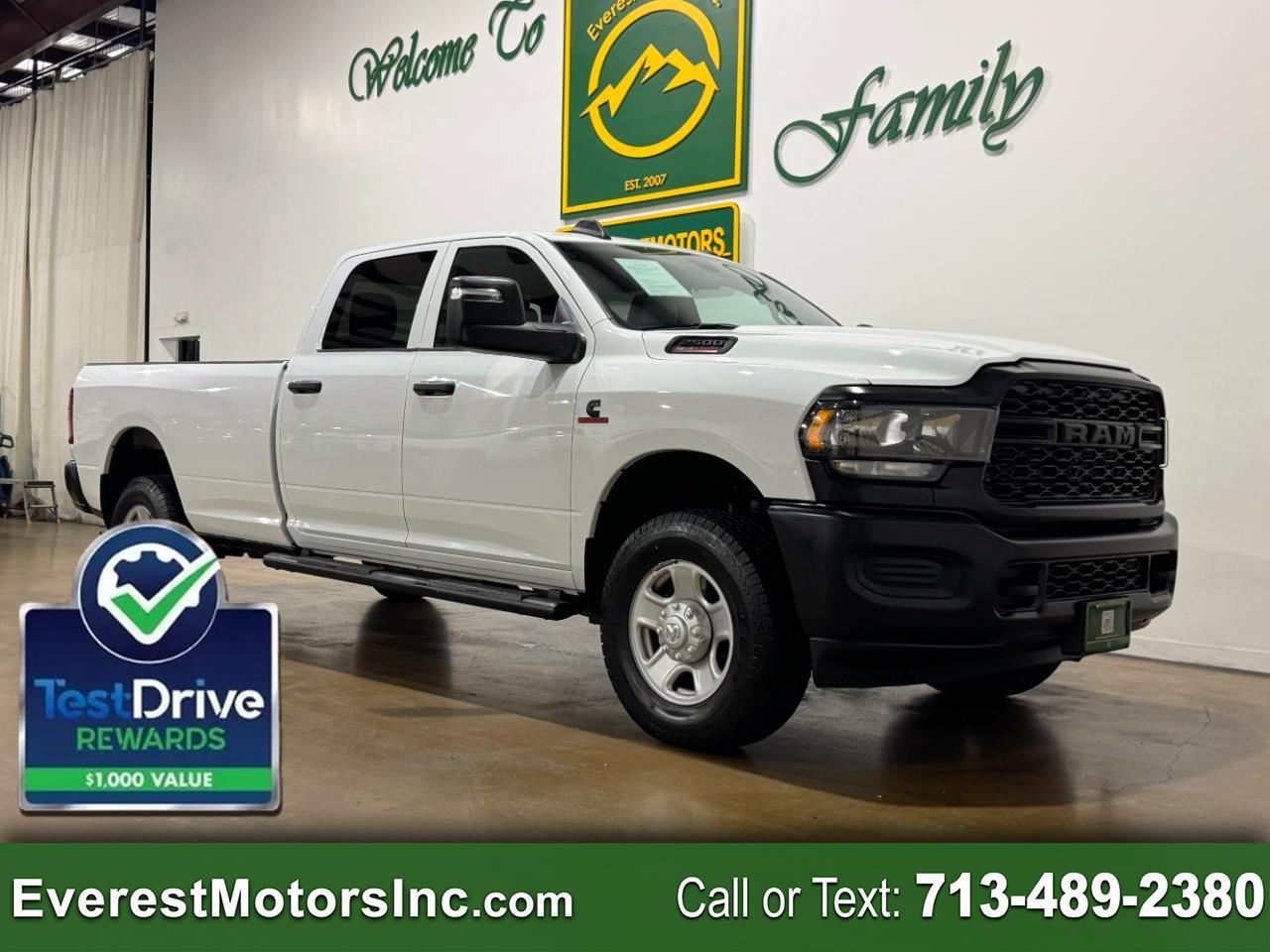 2024 RAM 2500 TRADESMAN 4X4 CREWCAB LONGBOX 6.7L DIESEL 1OWNER