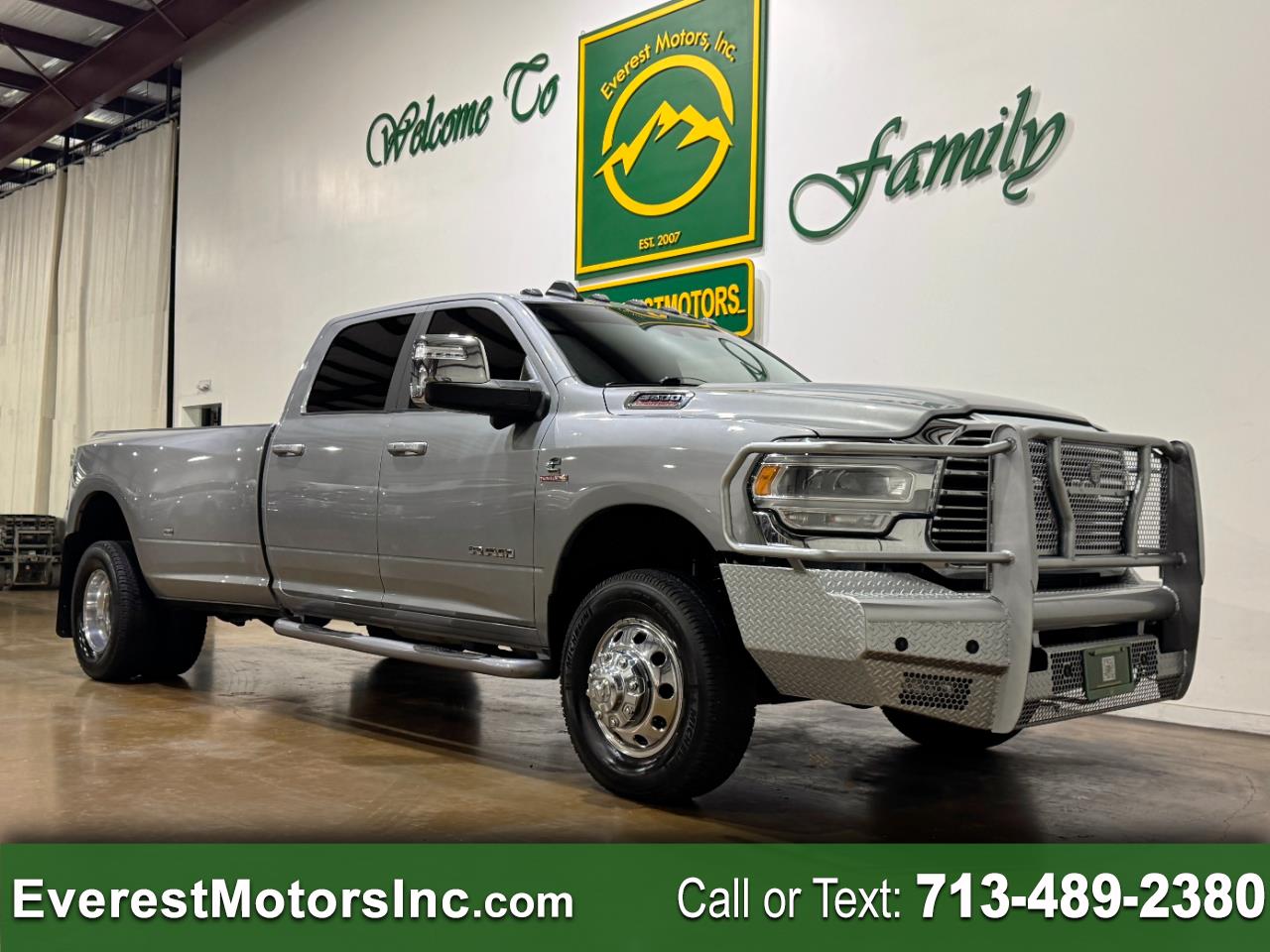 2024 RAM 3500 LARAMIE 4X4 CC LONGBOX 6.7L HO DIESEL AISIN 1OWNER
