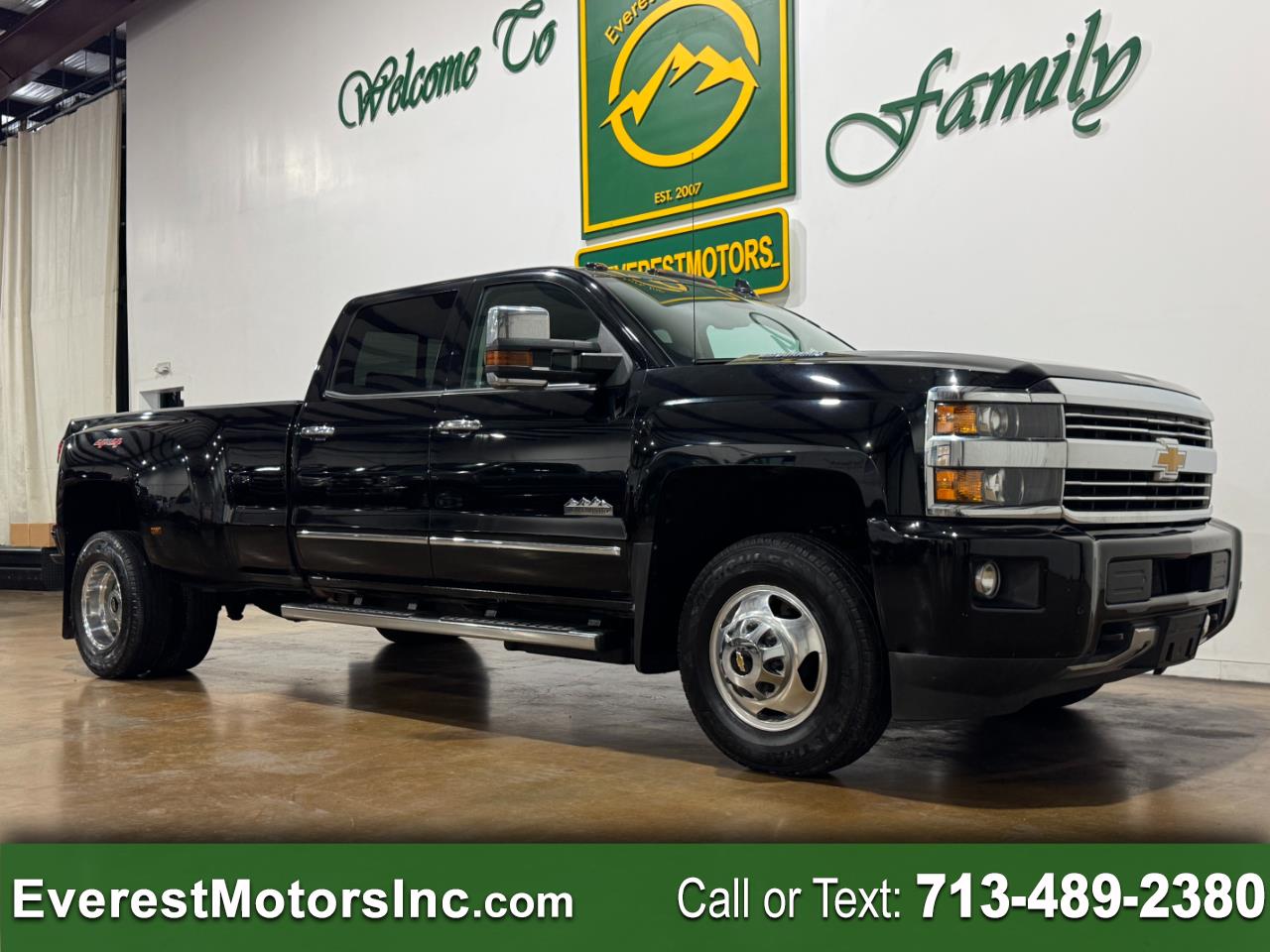 2016 Chevrolet Silverado 3500 HIGH COUNTRY 4X4 CREWCAB 6.6L DURAMAX DIESEL 1OWN