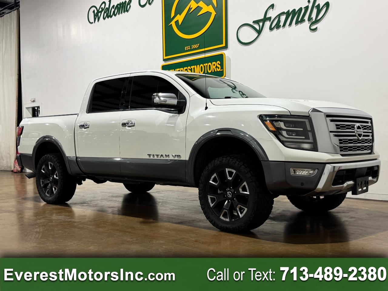 2020 Nissan Titan 4x4 CREW CAB PLATINUM RESERVE PICKUP 5.6L V8 GAS