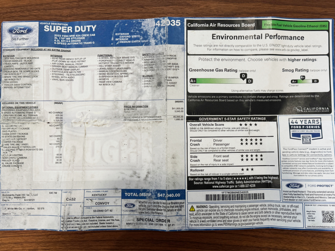 Ford Super Duty F-250 SRW  2022