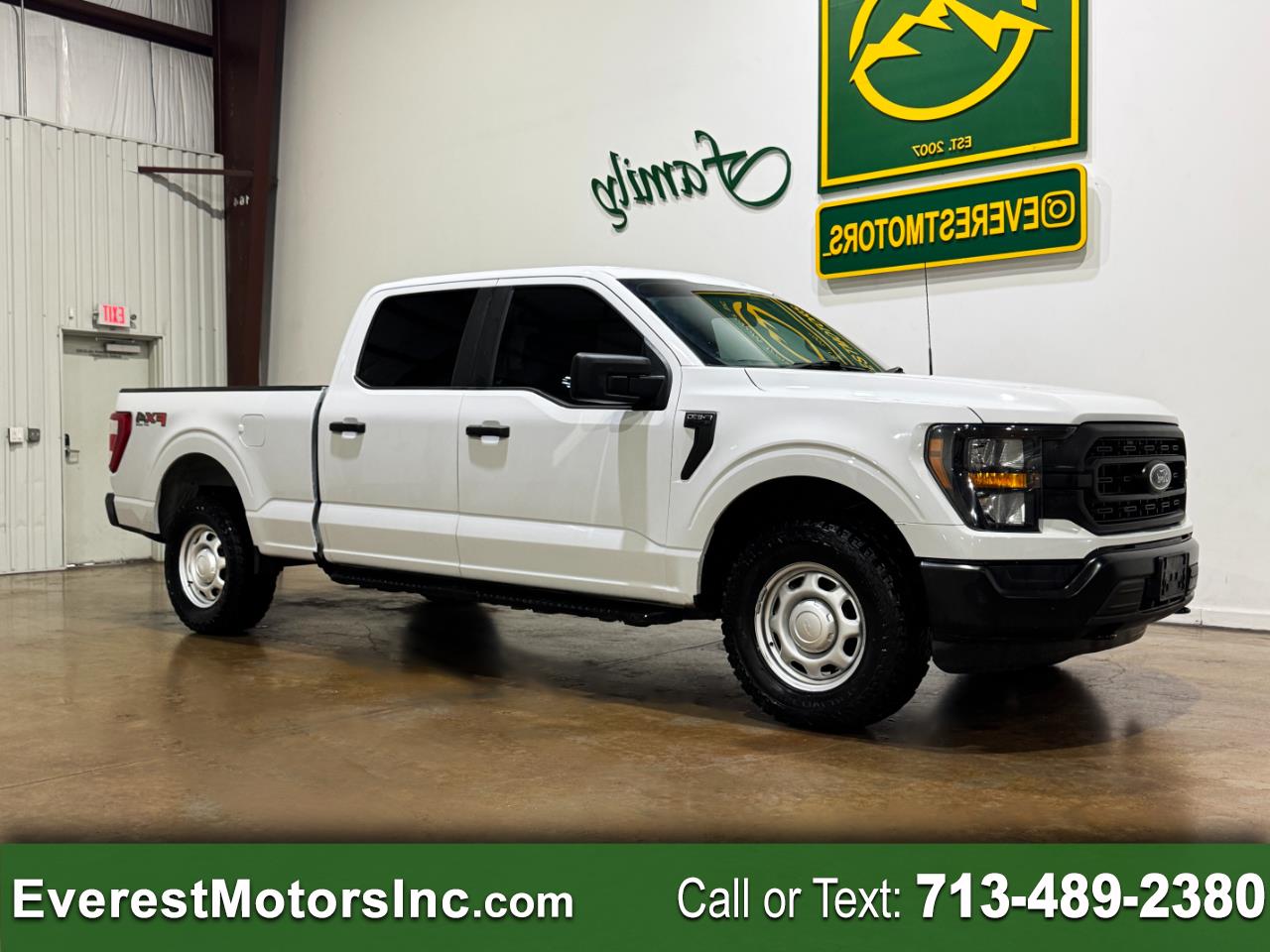 2023 Ford F-150 XL 4X4 CREWCAB 6.5FT BED 5.0L V8 GAS 1OWNER