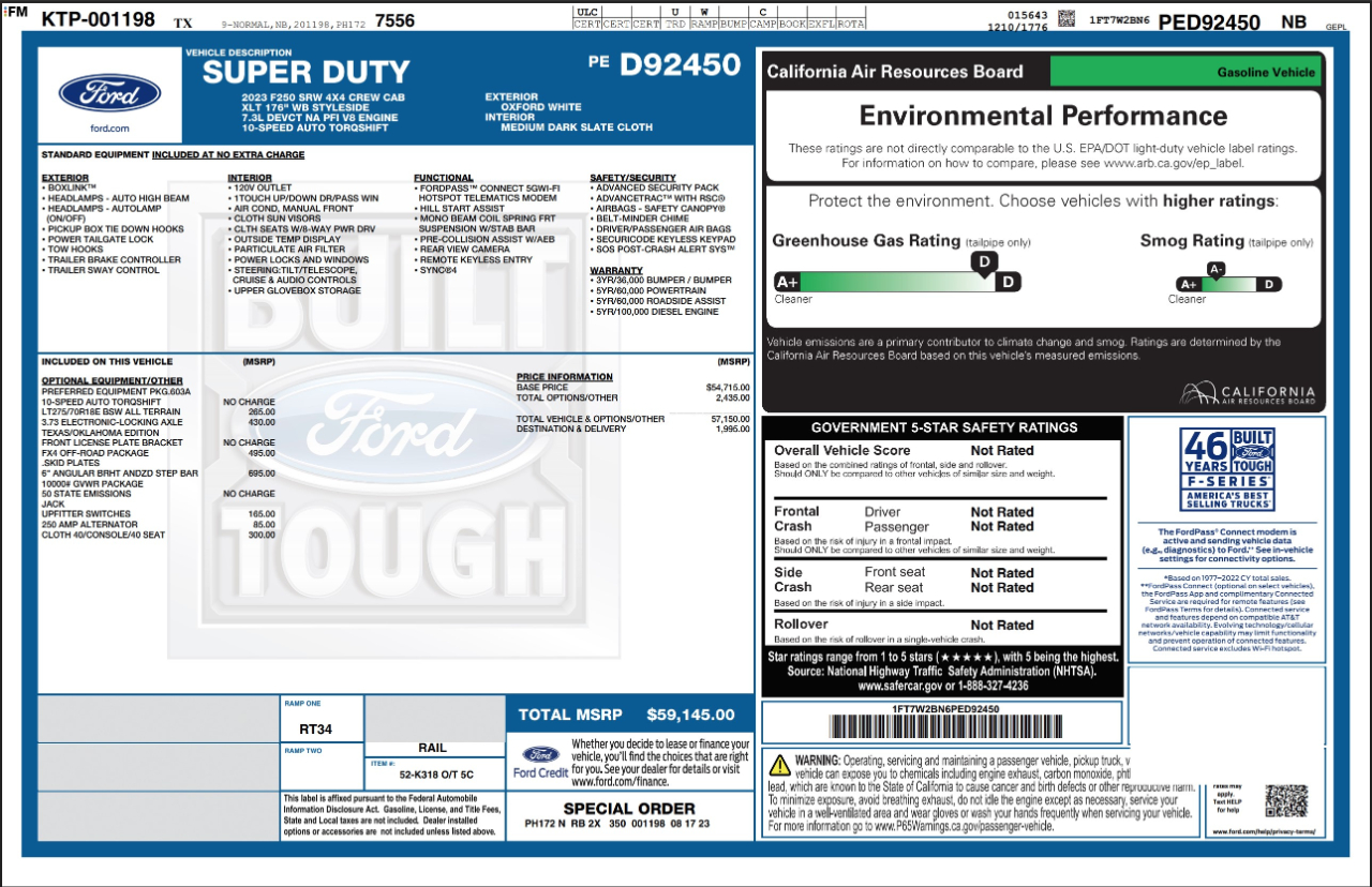 Ford Super Duty F-250 SRW  2023