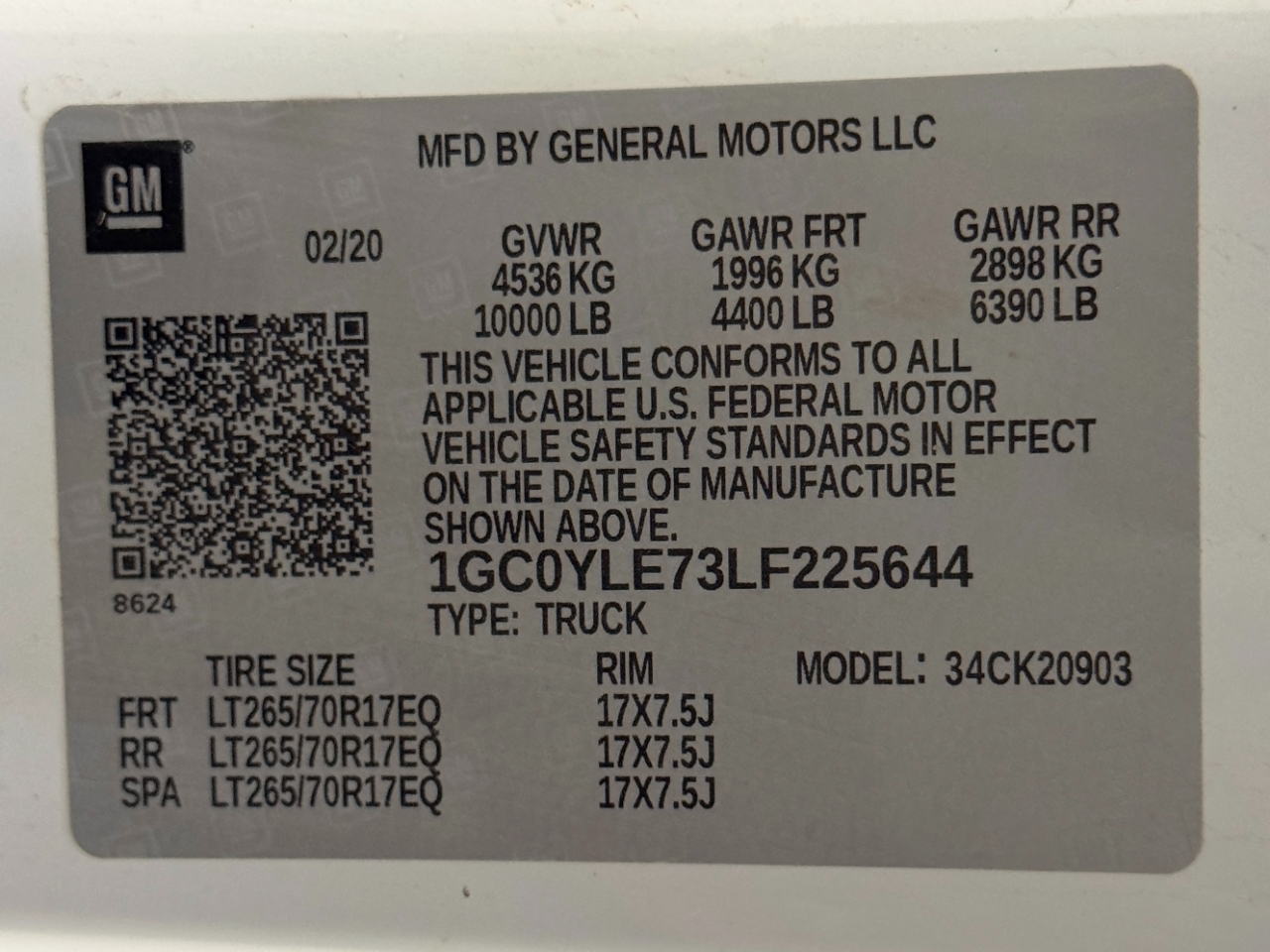 Chevrolet Silverado 2500HD  2020