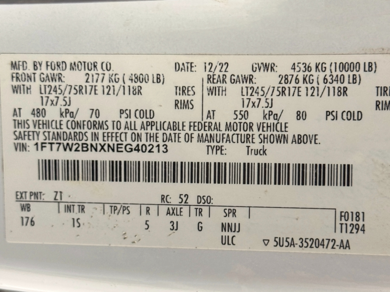 Ford Super Duty F-250 SRW  2022