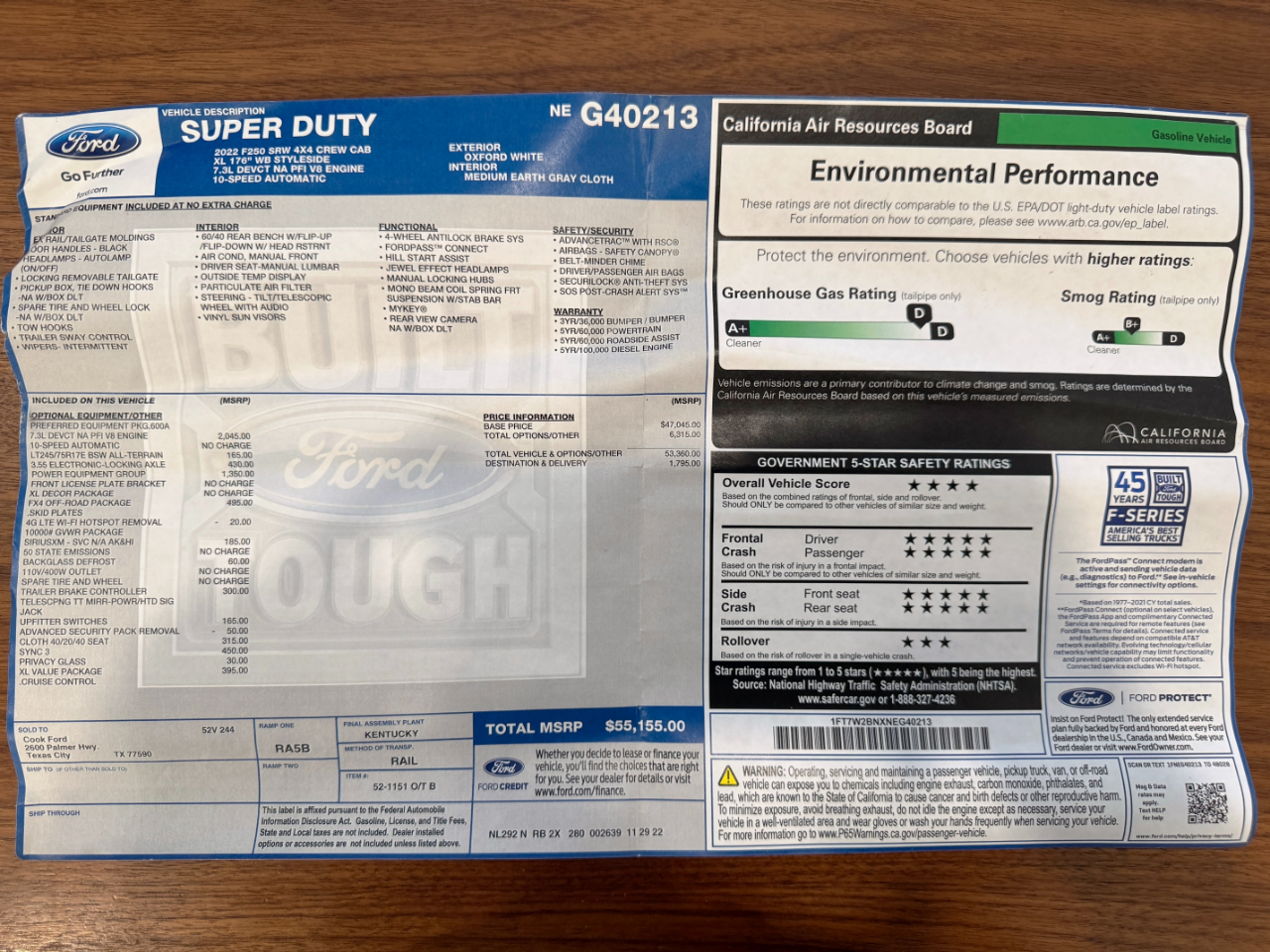 Ford Super Duty F-250 SRW  2022