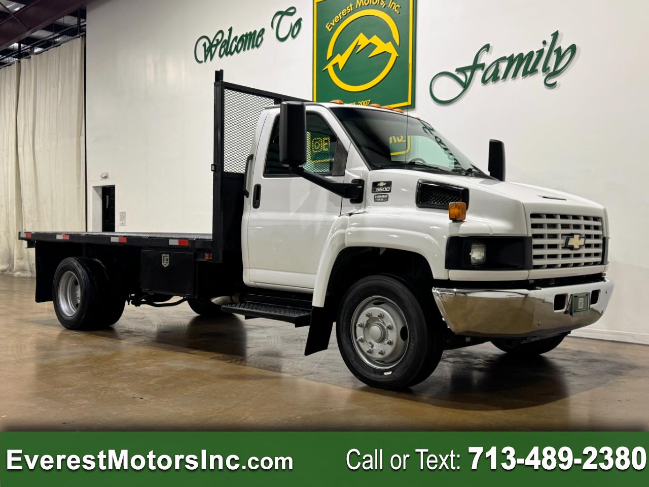 2008 Chevrolet C5500 REG CAB 4X2 RWD 13FT FLATBED 6.6L V8 DIESEL 1OWNER