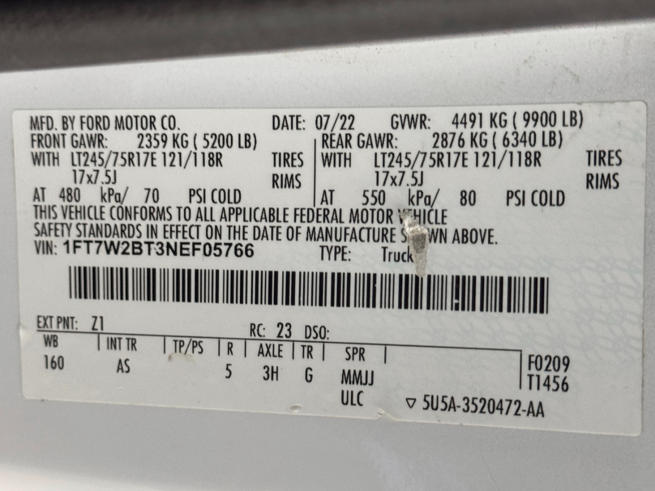 Ford Super Duty F-250 SRW  2022