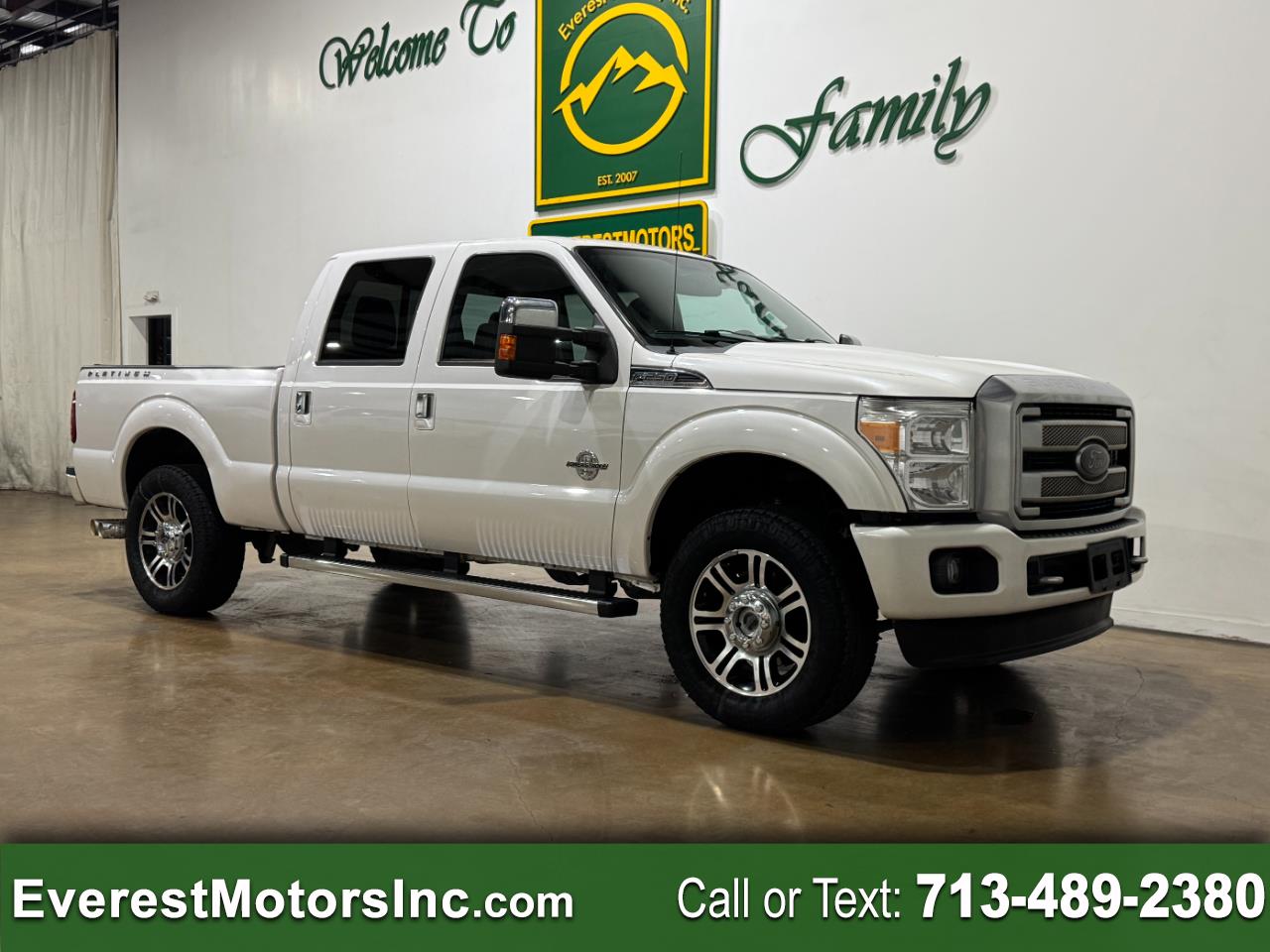 2016 Ford Super Duty F-250 SRW PLATINUM 4X4 CREWCAB SHORTWB 6.7L V8 DIESEL 1OWNER