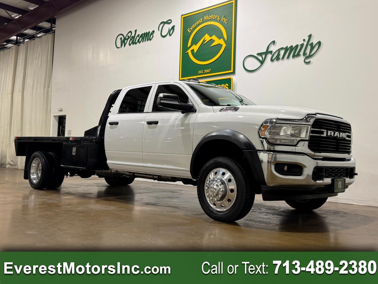 2021 RAM 4500 TRADESMAN 4X4 CC 11FT FLATBED DIESEL AISIN 1OWNER