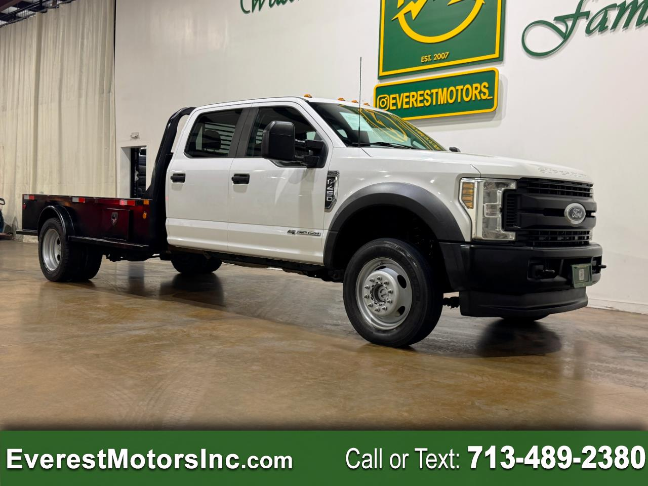 2019 Ford Super Duty F-450 DRW XL 4X4 CREWCAB 11FT FLATBED 6.7L V8 DIESEL